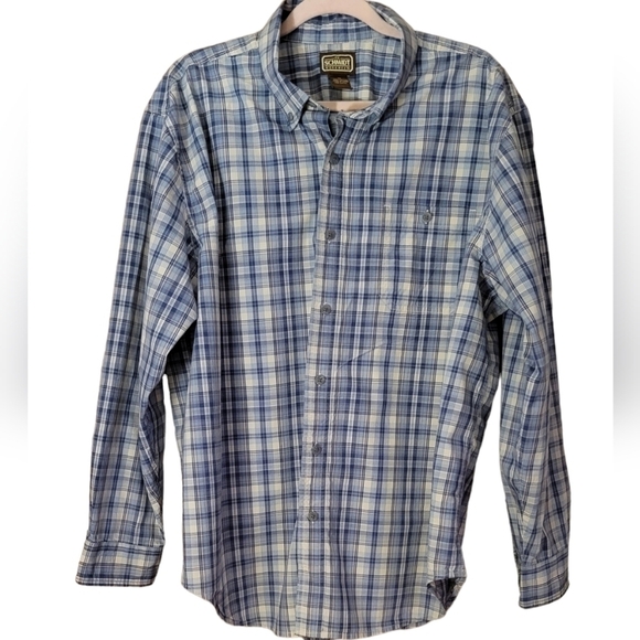 C.E. SCHMIDT COTTON BUTTON DOWN - Picture 1 of 7